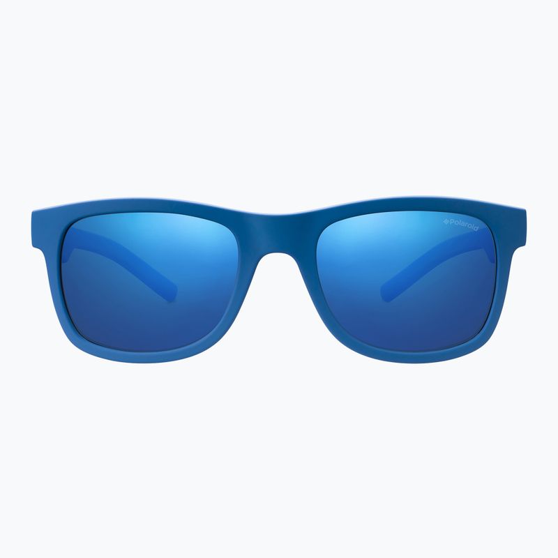 Ochelari de soare pentru copii Polaroid PLD 8020/S blue/grey blue multilayer polarized 2