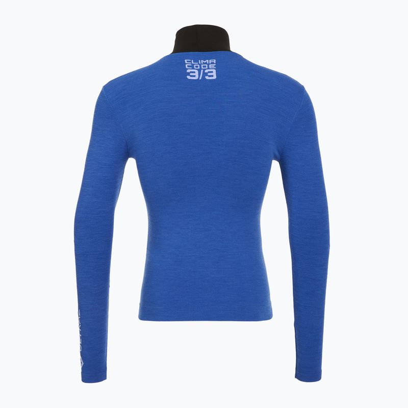 Longsleeve de ciclism pentru bărbați ASSOS Ultraz Winter Skin Layer P1 calypso blu 5