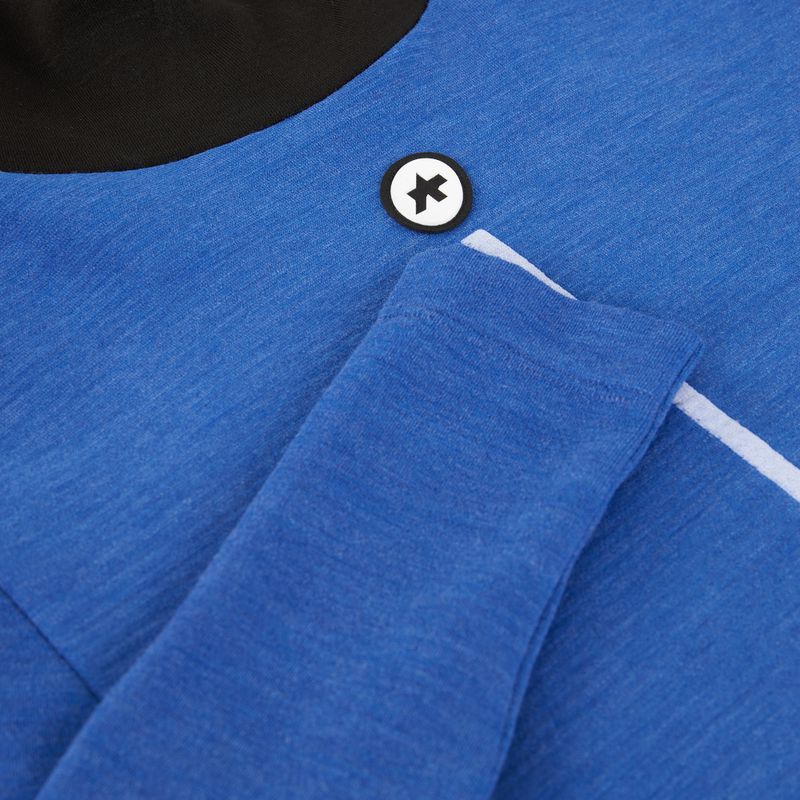Longsleeve de ciclism pentru bărbați ASSOS Ultraz Winter Skin Layer P1 calypso blu 7