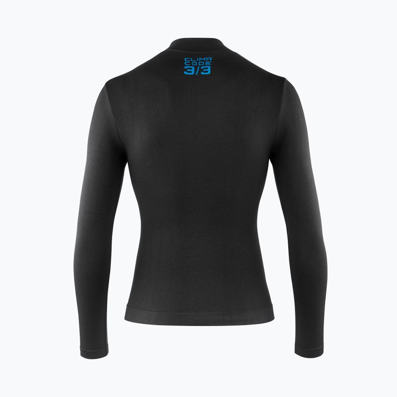 Longsleeve de ciclism pentru bărbați ASSOS Winter Skin Layer P1 black 2