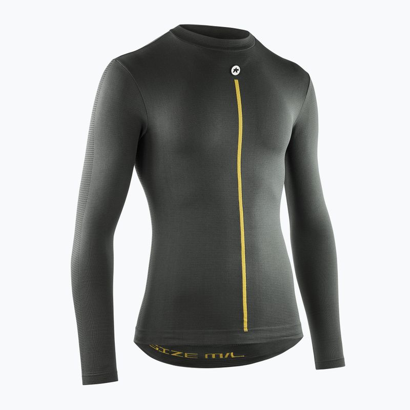 ASSOS Spring Fall Skin Layer P1 ciclism mânecă lungă gri antracit 3