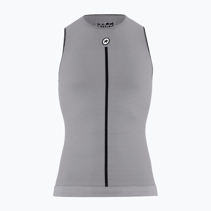 Hanorace ciclism bărbați ASSOS Summer NS Skin Layer P1 gri