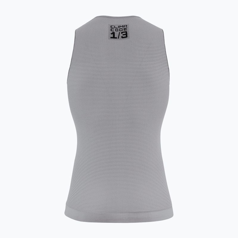 Hanorace ciclism bărbați ASSOS Summer NS Skin Layer P1 gri 2