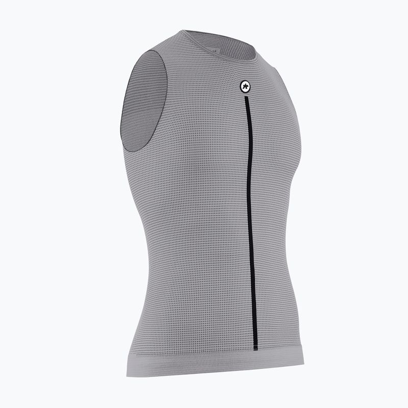 Hanorace ciclism bărbați ASSOS Summer NS Skin Layer P1 gri 3