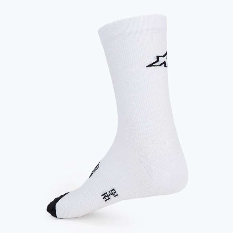 ASSOS Endurance S11 șosete albe 2