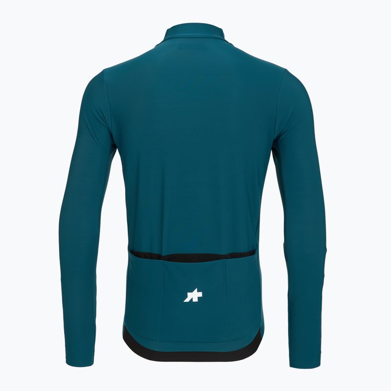 Longsleeve de ciclism pentru bărbați ASSOS Mille GT Spring Fall Jersey S11 deep petrol 2