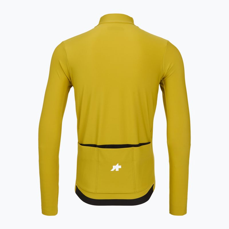 Longsleeve de ciclism pentru bărbați ASSOS Mille GT Spring Fall Jersey S11 golden yellow 2