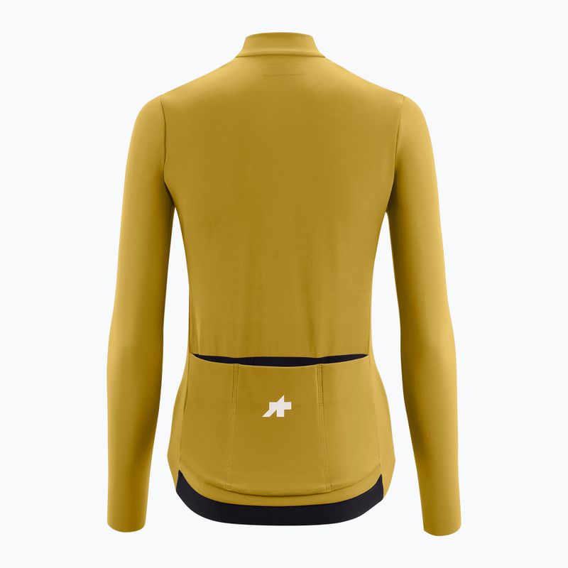 Longsleeve de ciclism pentru femei ASSOS Mille GT Spring Fall Jersey S11 golden yellow 2