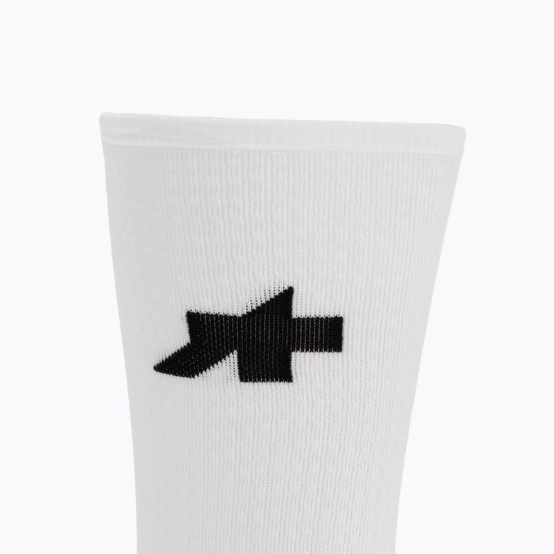Șosete ASSOS Equipe Spring Fall P1 white 3