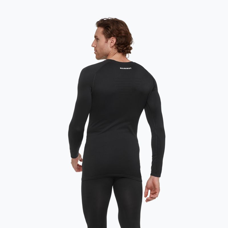 Bluză termică pentru bărbați Mammut All-Mountain Seamless BL Mid black/white 2