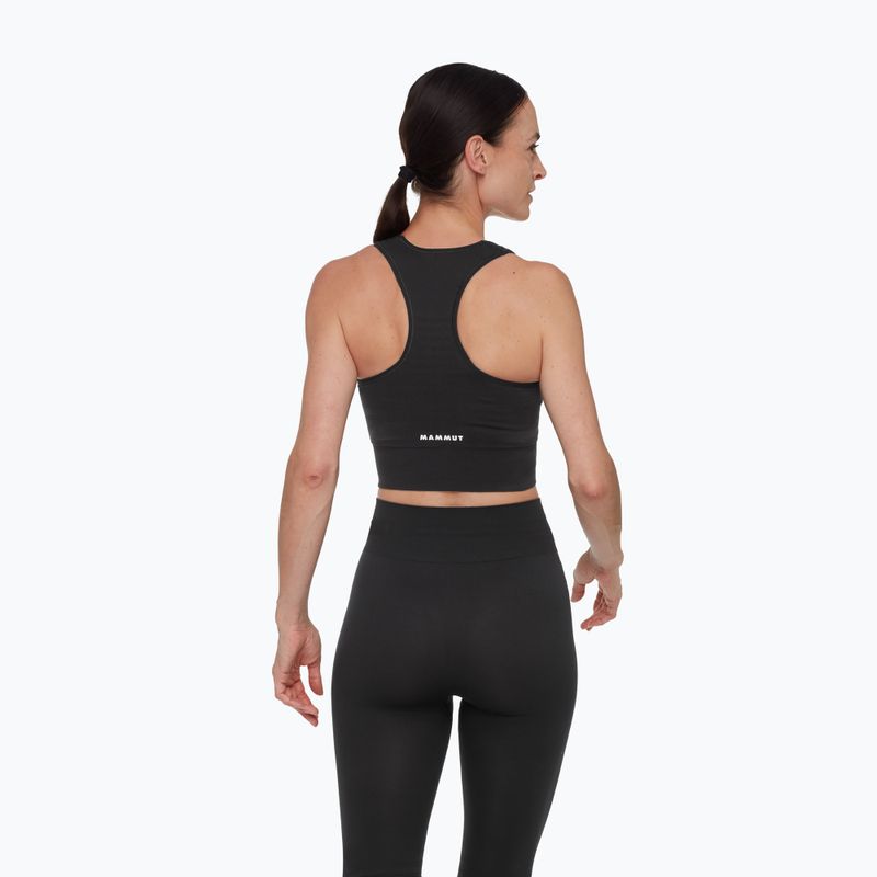 Sutien termoactiv Mammut All-Mountain Seamless BL Sport black/white 2