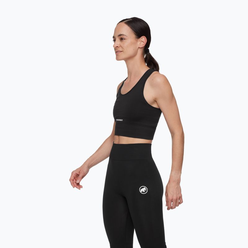 Sutien termoactiv Mammut All-Mountain Seamless BL Sport black/white 3