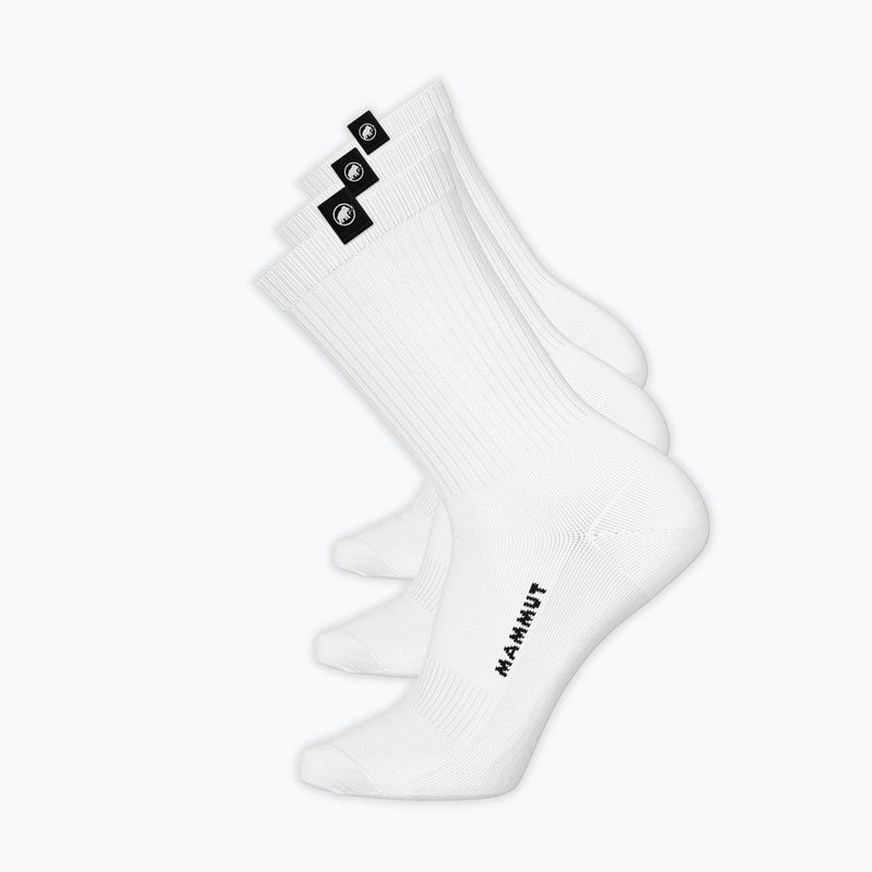 Șosete Mammut Everyday Crew 3 pairs white/white/white