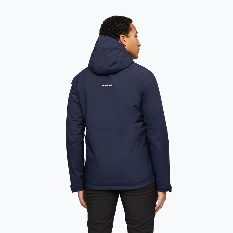 Geacă de ploaie pentru bărbați Mammut Linard HS Thermo Hooded Jacket Men marine 2