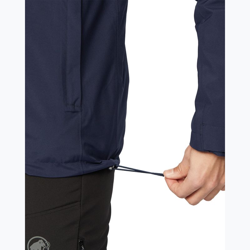 Geacă de ploaie pentru bărbați Mammut Linard HS Thermo Hooded Jacket Men marine 7