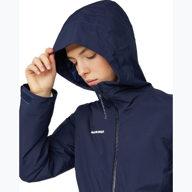 Geacă de ploaie pentru femei Mammut Linard HS Thermo Hooded Jacket Women marine 5