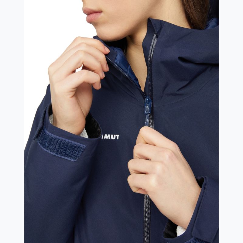Geacă de ploaie pentru femei Mammut Linard HS Thermo Hooded Jacket Women marine 7