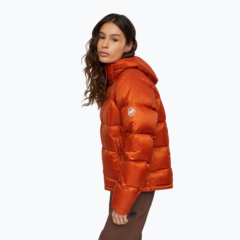 Geacă cu puf pentru femei Mammut Glacier Glow IN Hooded autumn larice 4