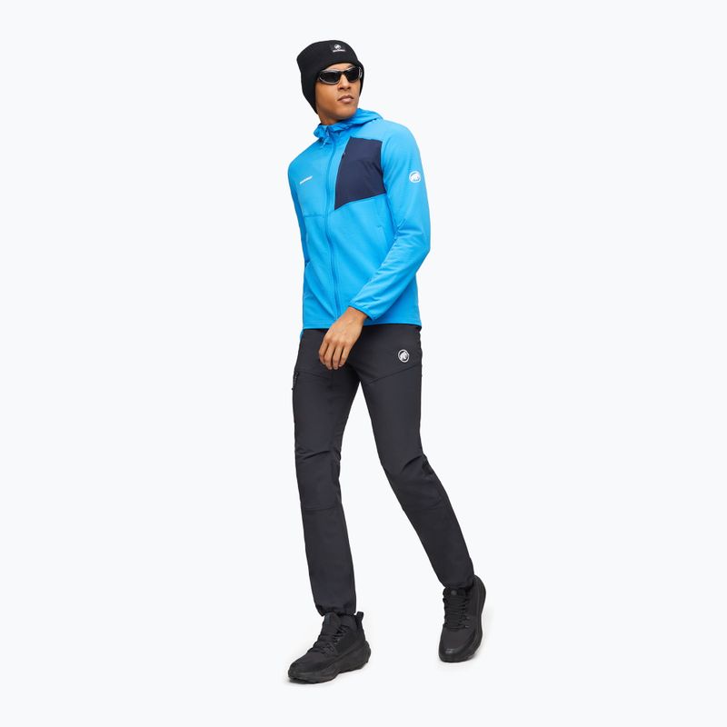 Bluză de trekking pentru bărbați Mammut Madris Light ML Hooded Jacket Men glacier blue/marine 2