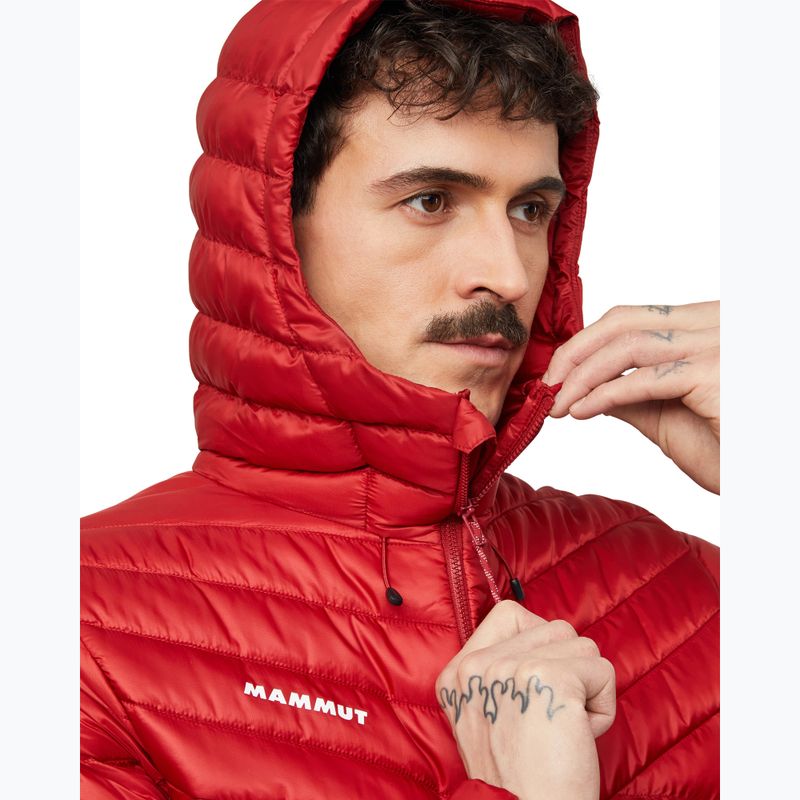 Geacă izolată pentru bărbați Mammut Albula IN Hooded Jacket Men dark mammut red 5