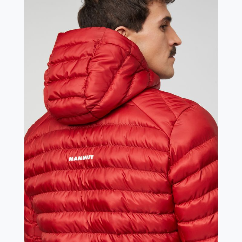 Geacă izolată pentru bărbați Mammut Albula IN Hooded Jacket Men dark mammut red 7