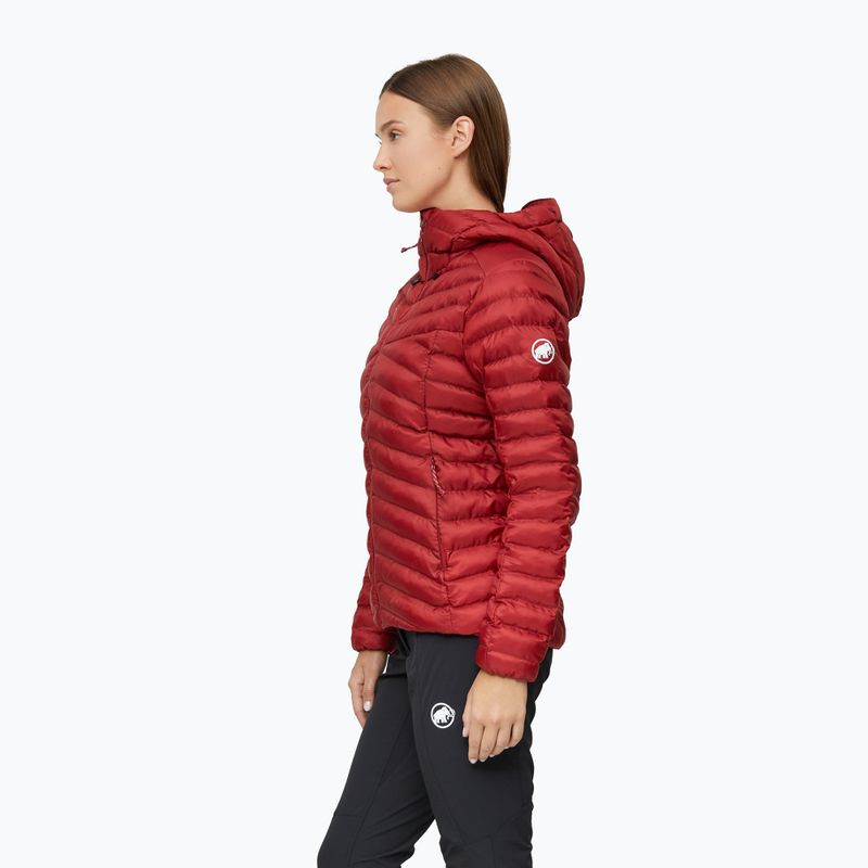 Geacă izolată pentru femei Mammut Albula IN Hooded Jacket Women dark mammut red 4