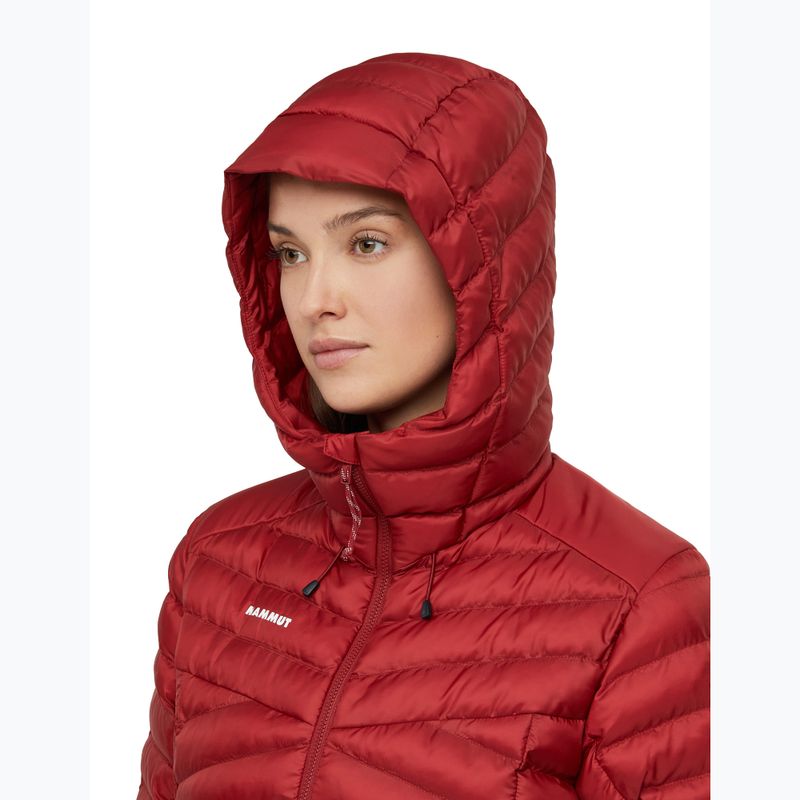 Geacă izolată pentru femei Mammut Albula IN Hooded Jacket Women dark mammut red 6