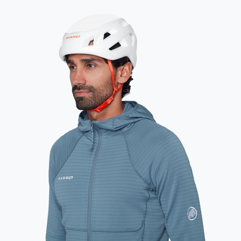 Cască de alpinism Mammut Wall Rider MIPS Twiceme 2.0 Helmet white/mammut red 6