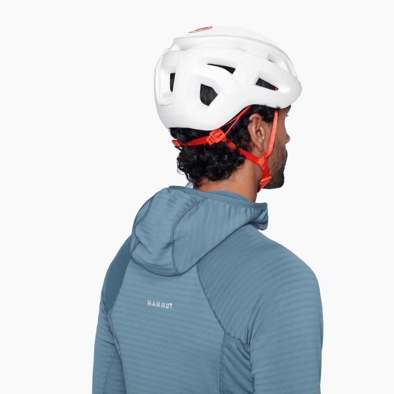 Cască de alpinism Mammut Wall Rider MIPS Twiceme 2.0 Helmet white/mammut red 7