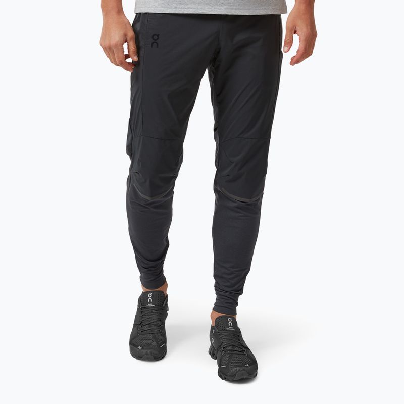 Pantaloni de alergat pentru bărbați On Running black