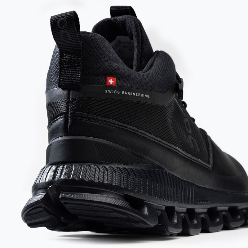 Pantofi de alergare pentru bărbați ON Cloud Hi Waterproof negru 2899674 8