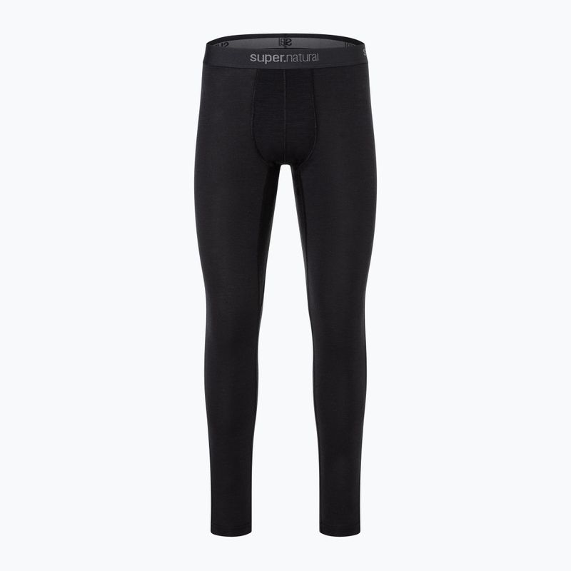 Pantaloni termoactivi pentru bărbați super.natural Tundra 175 jet black 4