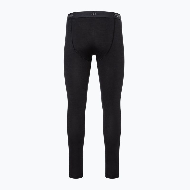 Pantaloni termoactivi pentru bărbați super.natural Tundra 175 jet black 5