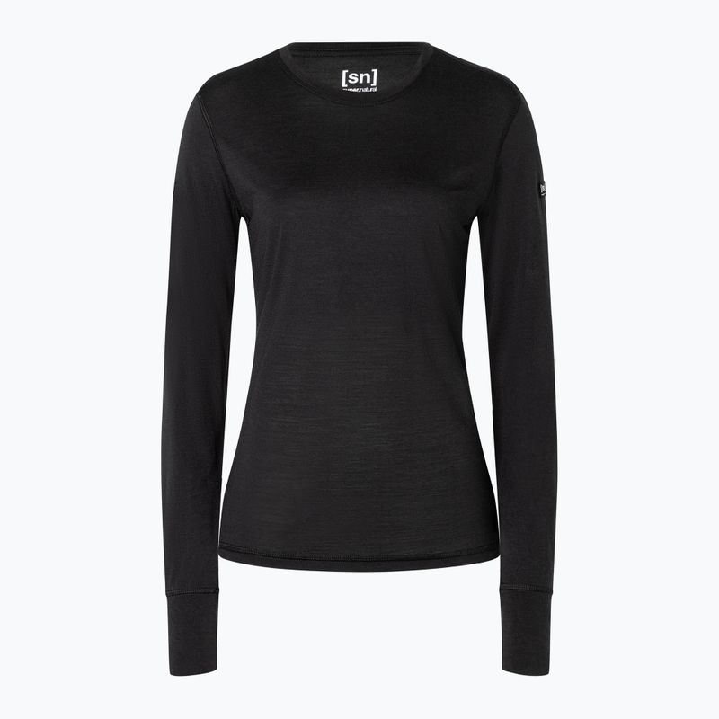 Longsleeve termoactiv pentru femei super.natural Tundra 175 jet black 2