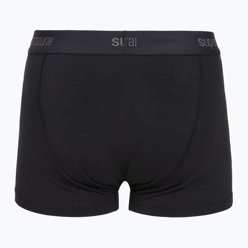 Boxeri termoactivi pentru bărbați super.natural Tundra 175 2 pary jet black/jet black 3