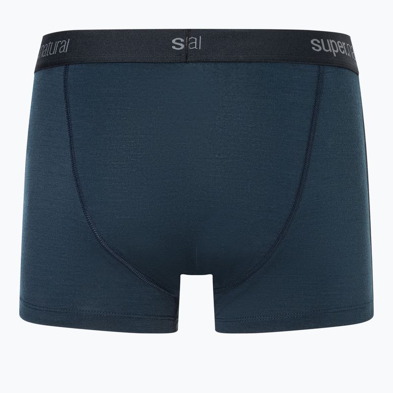 Boxeri termoactivi pentru bărbați super.natural Tundra 175 2 pary blueberry/blueberry 2