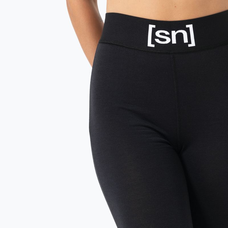 Pantaloni termoactivi pentru femei super.natural Tundra 175 jet black 2