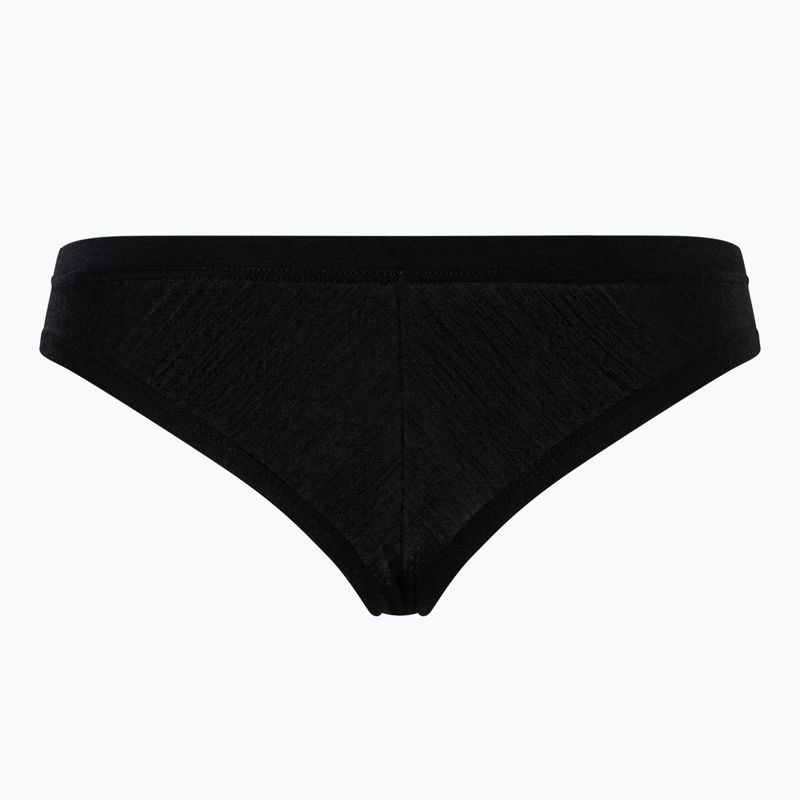 Chiloți termoactivi damă super.natural Tundra 175 Thong jet black 2