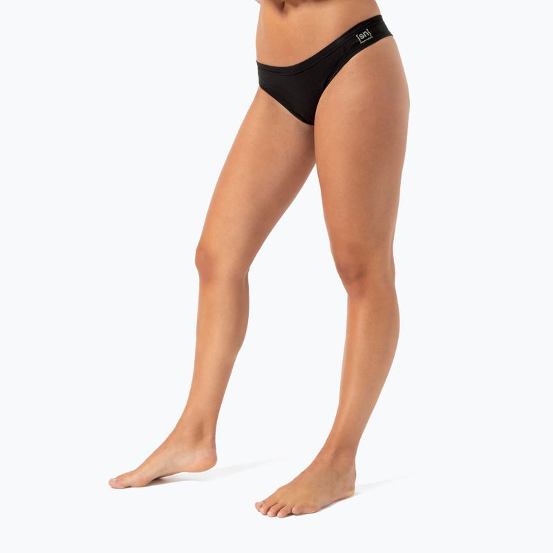 Chiloți termoactivi damă super.natural Tundra 175 Thong jet black 3
