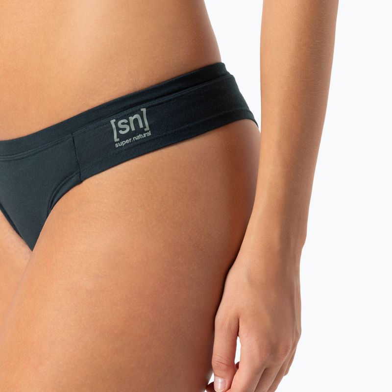 Chiloți termoactivi super.natural Tundra 175 Thong Blueberry 5