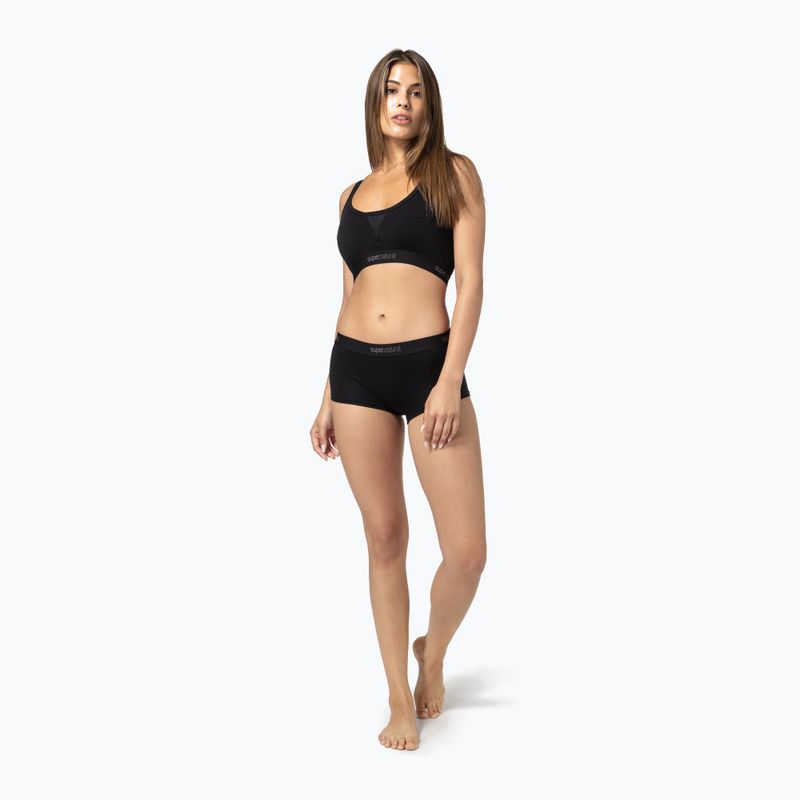 Sutien termoactiv super.natural Tundra 220 Semplice jet black 4