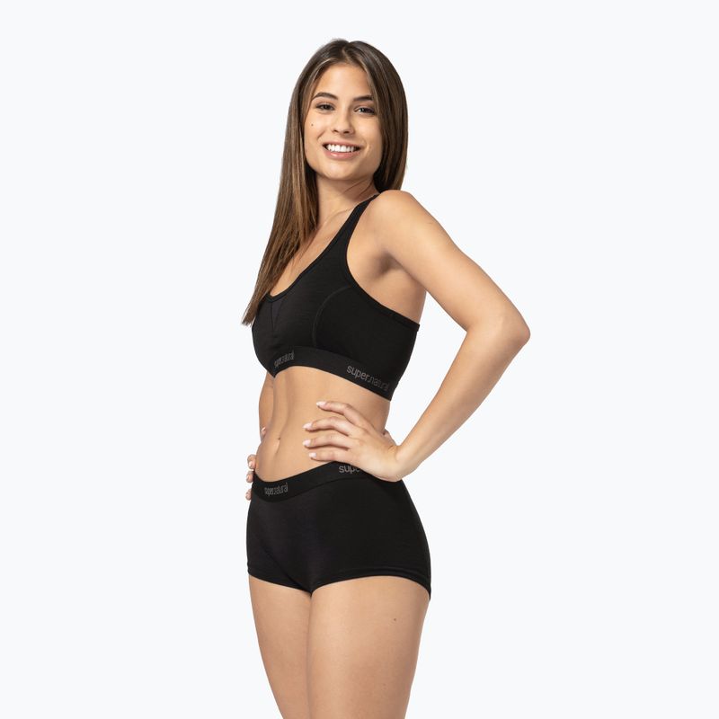 Sutien termoactiv super.natural Tundra 220 Semplice jet black 6