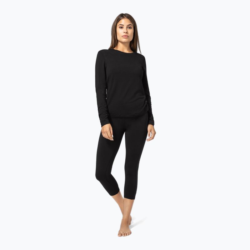 Bluză termică damă super.natural Arctic 230 jet black 2