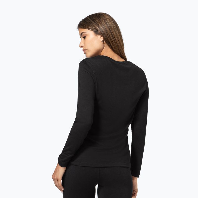 Bluză termică damă super.natural Arctic 230 jet black 3