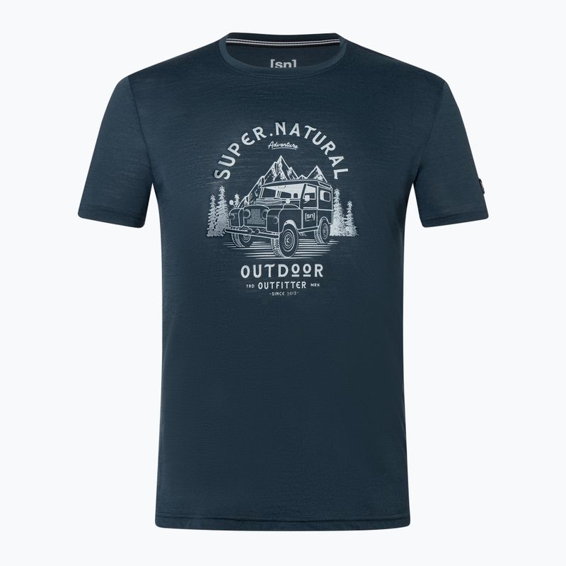 Tricou pentru bărbați super.natural Landi Tee blueberry/vapor grey 4