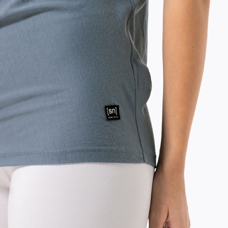 Tricou de yoga pentru femei super.natural Yoga Loose Tee flint stone 2