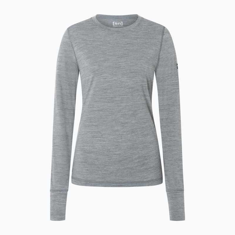 Longsleeve termoactiv pentru femei super.natural Tundra 175 cashmere grey melange 4