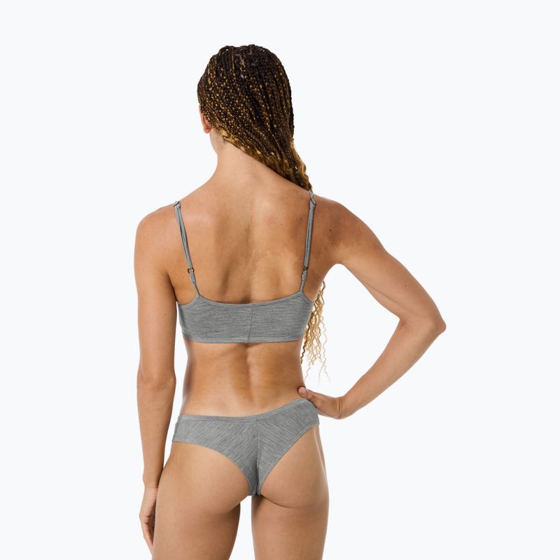 Sutien termoactiv super.natural Cosy Bra cashmere grey melange 3