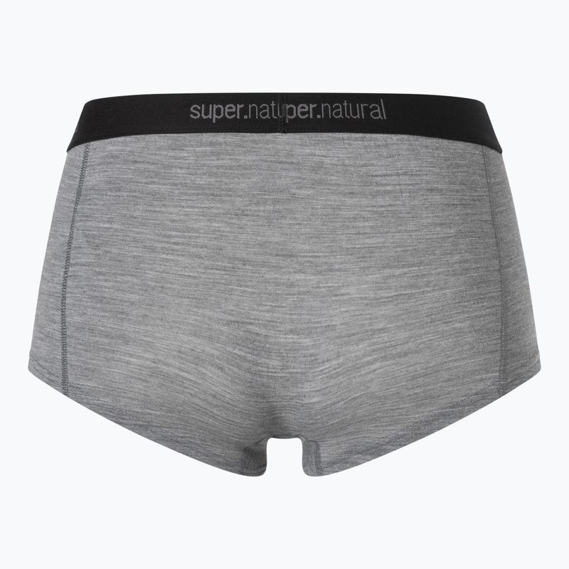 Boxeri termoactivi pentru femei super.natural Tundra 175 Boyfriend Hipster cashmere grey melange 2