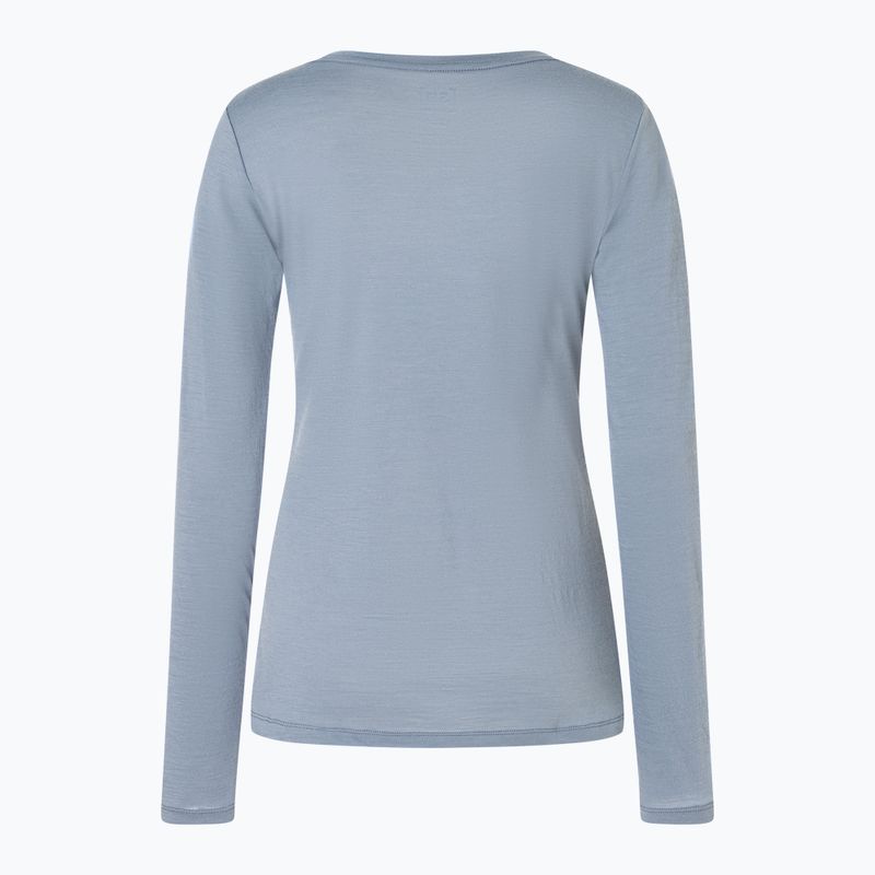 Longsleeve pentru femei super.natural Bergglück flint stone/blueberry 5
